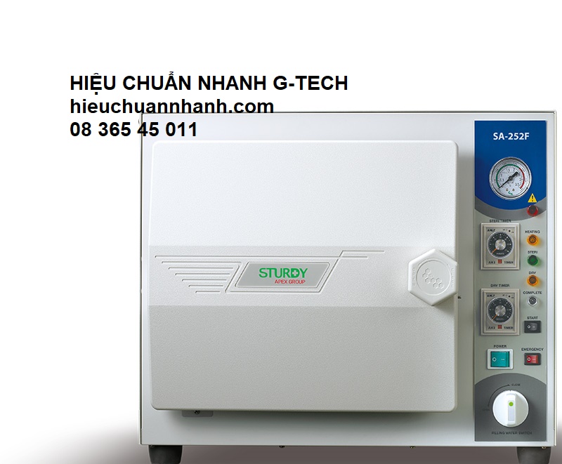Hiệu chuẩn nồi hấp tiệt trùng STUDY SA-252F/ Autoclave- Hiệu chuẩn nhanh