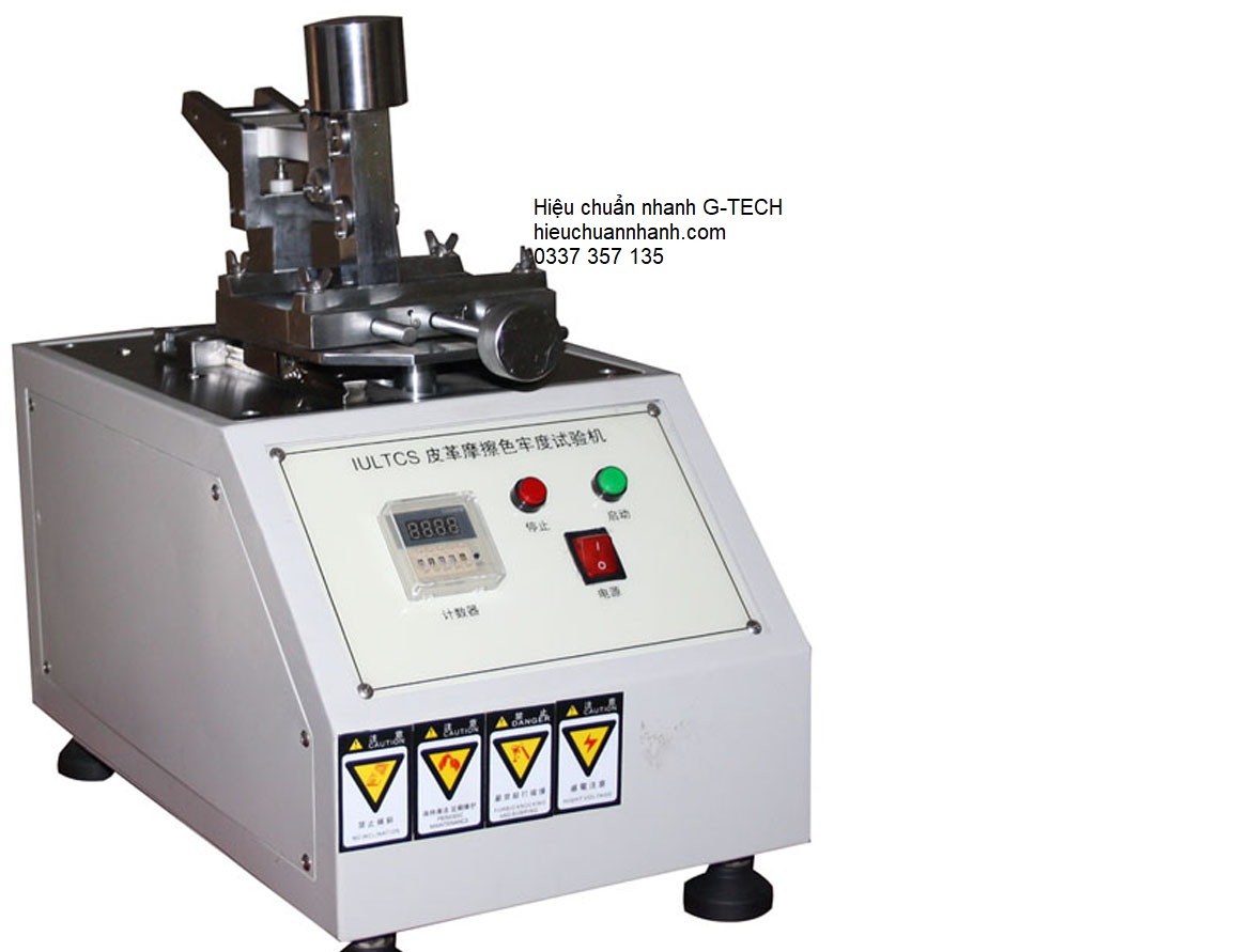 Hiệu chuẩn Máy Kiểm nghiệm da/ Leather rubbing machine  Hiệu chuẩn Máy Kiểm nghiệm da/ Leather rubbing machine