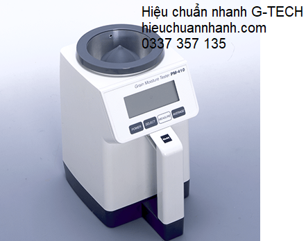 Hiệu chuẩn cân sấy ẩm/Moisture Tester KETT PM-410- DV Hiệu chuẩn nhanh G-TECH Hiệu chuẩn cân sấy ẩm/Moisture Tester KETT PM-410- DV Hiệu chuẩn nhanh G-TECH