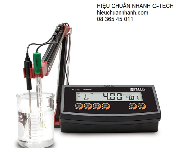 Hiệu chuẩn máy đo pH/ pH Meter HANNA HI2210- Dv hiệu chuẩn nhanh Hiệu chuẩn máy đo pH/ pH Meter HANNA HI2210- Dv hiệu chuẩn nhanh