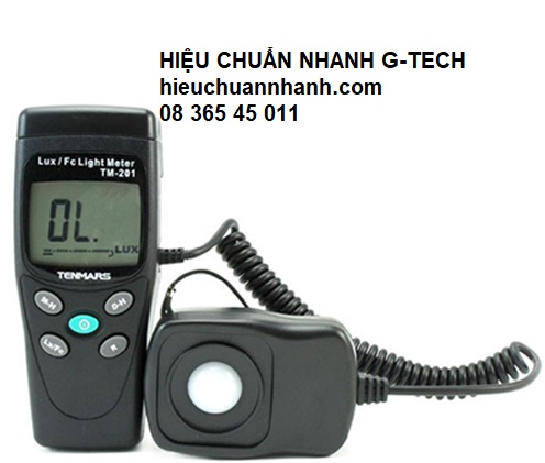 Hiệu chuẩn Máy Đo Ánh Sáng TENMARS TM-201- Hiệu chuẩn nhanh