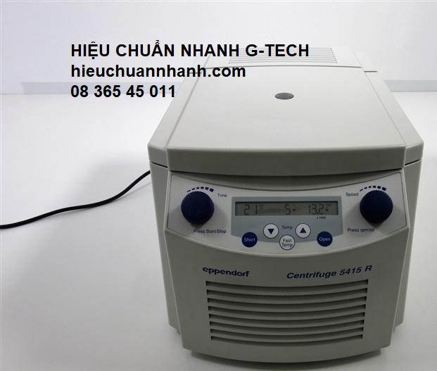 Hiệu chuẩn máy ly tâm/ Centrifuge EPPENDORF 5415R- Hiệu chuẩn nhanh Hiệu chuẩn máy ly tâm/ Centrifuge EPPENDORF 5415R- Hiệu chuẩn nhanh