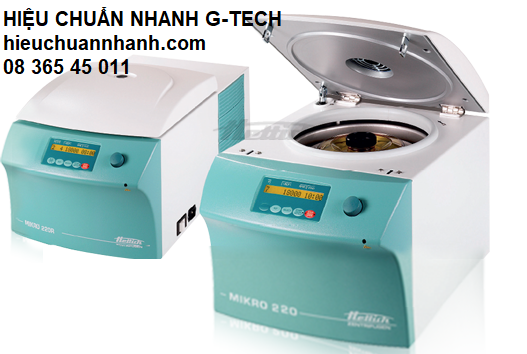 Hiệu chuẩn máy ly tâm/ Centrifuge HETTICH MIKRO220R- Hiệu chuẩn nhanh Hiệu chuẩn máy ly tâm/ Centrifuge HETTICH MIKRO220R- Hiệu chuẩn nhanh