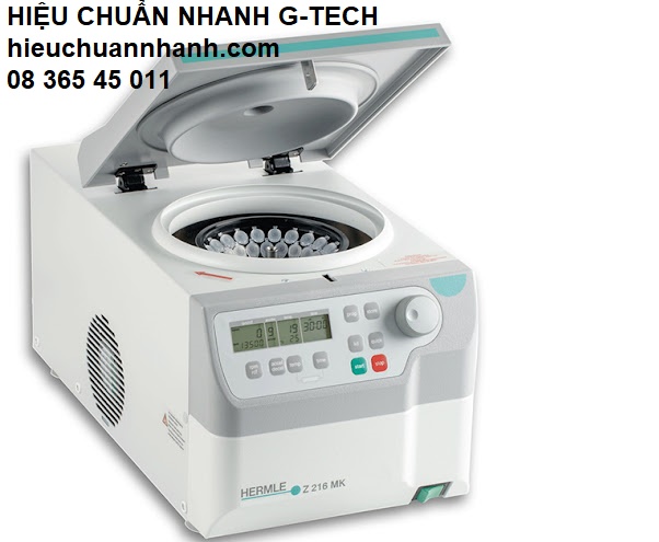 Hiệu chuẩn máy ly tâm/ Centrifuge HERMLE Z216MK- Hiệu chuẩn nhanh Hiệu chuẩn máy ly tâm/ Centrifuge HERMLE Z216MK- Hiệu chuẩn nhanh