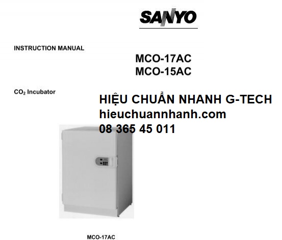 Hiệu chuẩn tủ ấm SANYO MCO-15AC/ Incubator- Hiệu chuẩn nhanh Hiệu chuẩn tủ ấm SANYO MCO-15AC/ Incubator- Hiệu chuẩn nhanh