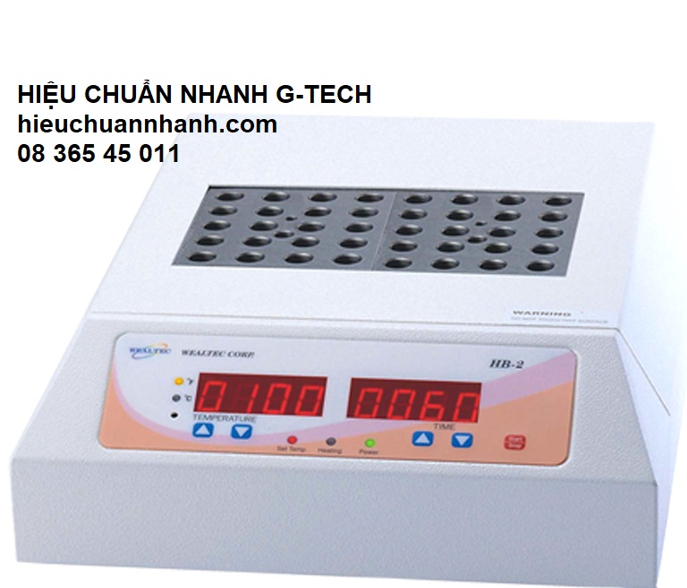 Hiệu chuẩn block nhiệt WEALTEC HB-2/ Block Heater- Hiệu chuẩn nhanh Hiệu chuẩn block nhiệt WEALTEC HB-2/ Block Heater- Hiệu chuẩn nhanh