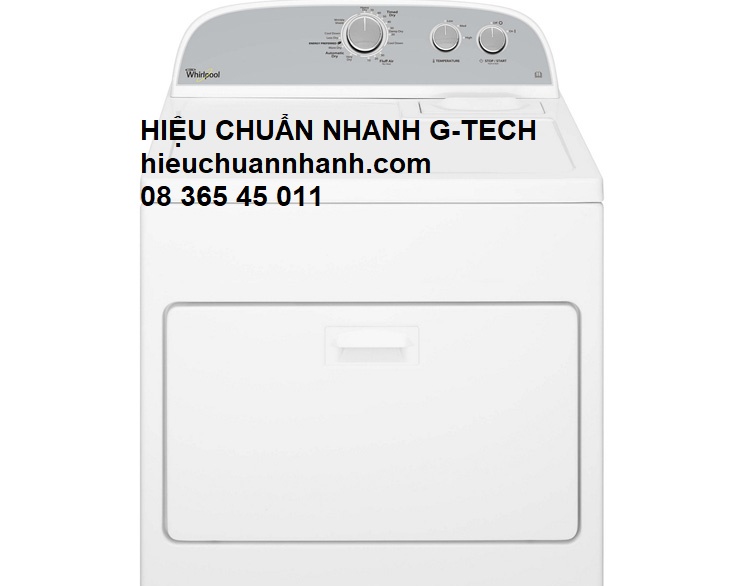 Hiệu chuẩn máy sấy WHIRLPOOL 3LWED4815FW/ Home Dryer Washer Hiệu chuẩn máy sấy WHIRLPOOL 3LWED4815FW/ Home Dryer Washer