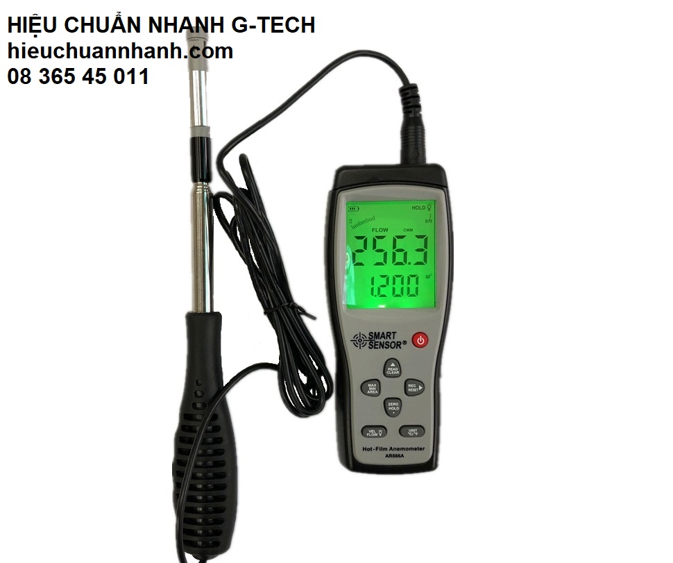 Hiệu chuẩn Máy đo tốc độ, lưu lượng, nhiệt độ gió Hãng SMARTSENSOR Hiệu chuẩn Máy đo tốc độ, lưu lượng, nhiệt độ gió Hãng SMARTSENSOR