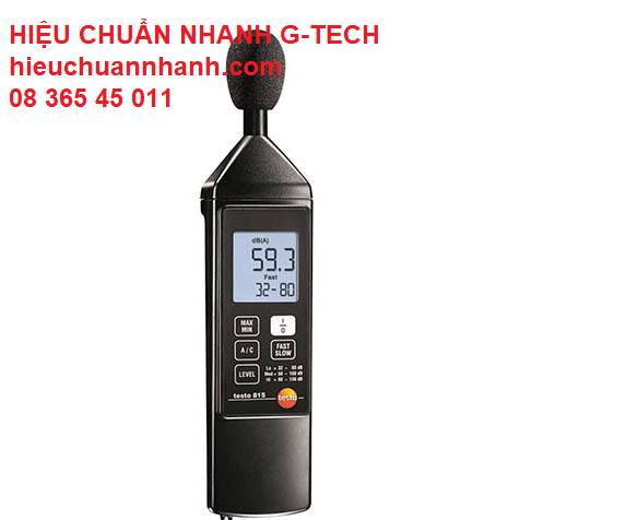 Hiệu chuẩn thiết bị đo độ ồn, âm thanh/ Sound Level Meter HÃNG TESTO Hiệu chuẩn thiết bị đo độ ồn, âm thanh/ Sound Level Meter HÃNG TESTO