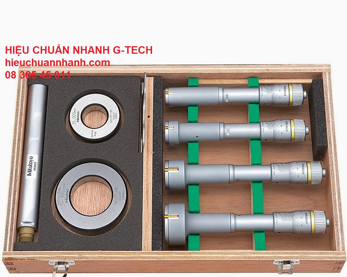Hiệu chuẩn Đồng hồ đo đường kính trong/ đồng hồ đo lỗ/3 chấu hãng MITUTOYO Hiệu chuẩn Đồng hồ đo đường kính trong/ đồng hồ đo lỗ/3 chấu hãng MITUTOYO