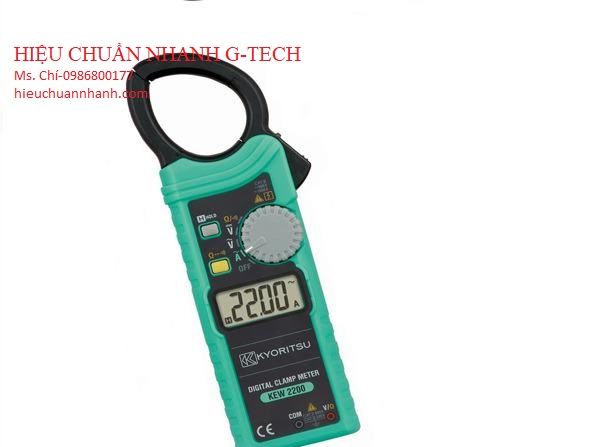 Hiệu chuẩn ampe kìm KYORITSU 2200 (AC 1000A).Hiệu chuẩn nhanh G-tech  Hiệu chuẩn ampe kìm KYORITSU 2200 (AC 1000A).Hiệu chuẩn nhanh G-tech