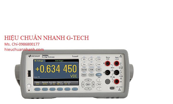 Hiệu chuẩn đồng hồ vạn năng KEYSIGHT 34461A (without GPIB) (6 ½ digit, Không có cổng GPIB).Hiệu chuẩn nhanh G-tech   Hiệu chuẩn đồng hồ vạn năng KEYSIGHT 34461A (without GPIB) (6 ½ digit, Không có cổng GPIB).Hiệu chuẩn nhanh G-tech