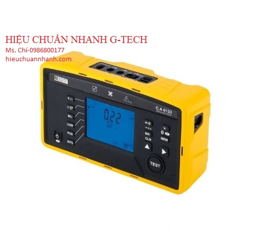 Hiệu chuẩn thiết bị kiểm tra lắp đặt điện đa năng Chauvin Arnoux C.A 6133.Hiệu chuẩn nhanh G-tech  Hiệu chuẩn thiết bị kiểm tra lắp đặt điện đa năng Chauvin Arnoux C.A 6133.Hiệu chuẩn nhanh G-tech