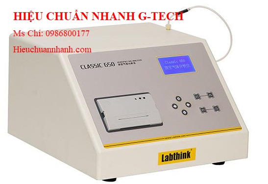 Hiệu chuẩn máy phân tích khí trong sản phẩm đóng gói Labthink CLASSIC 650 (O2, CO2).Hiệu chuẩn nhanh G-tech Hiệu chuẩn máy phân tích khí trong sản phẩm đóng gói Labthink CLASSIC 650 (O2, CO2).Hiệu chuẩn nhanh G-tech