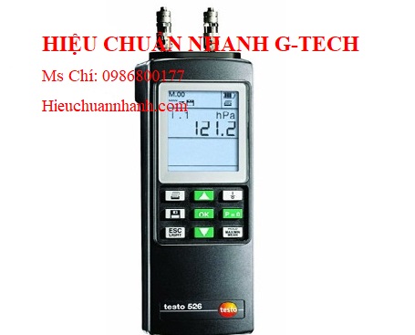 Hiệu chuẩn thiết bị đo chênh lệch áp TESTO 521-2 (±0.1% of fsv; 0~100 hPa).Hiệu chuẩn nhanh G-tech  Hiệu chuẩn thiết bị đo chênh lệch áp TESTO 521-2 (±0.1% of fsv; 0~100 hPa).Hiệu chuẩn nhanh G-tech