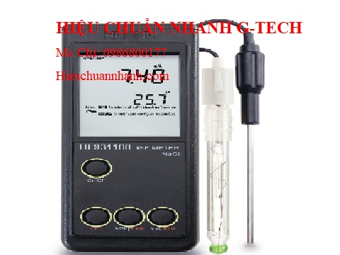 Hiệu chuẩn máy đo độ mặn HANNA HI931100.Hiệu chuẩn nhanh G-tech Hiệu chuẩn máy đo độ mặn HANNA HI931100.Hiệu chuẩn nhanh G-tech