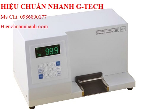 Hiệu chuẩn máy đo độ trắng các loại Kett C130.Hiệu chuẩn nhanh G-tech Hiệu chuẩn máy đo độ trắng các loại Kett C130.Hiệu chuẩn nhanh G-tech