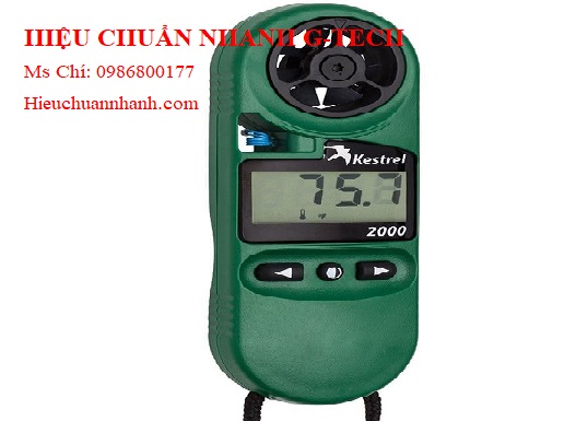 Hiệu chuẩn máy đo tốc độ gió, nhiệt độ không khí Kestrel 2000.Hiệu chuẩn nhanh G-tech  Hiệu chuẩn máy đo tốc độ gió, nhiệt độ không khí Kestrel 2000.Hiệu chuẩn nhanh G-tech