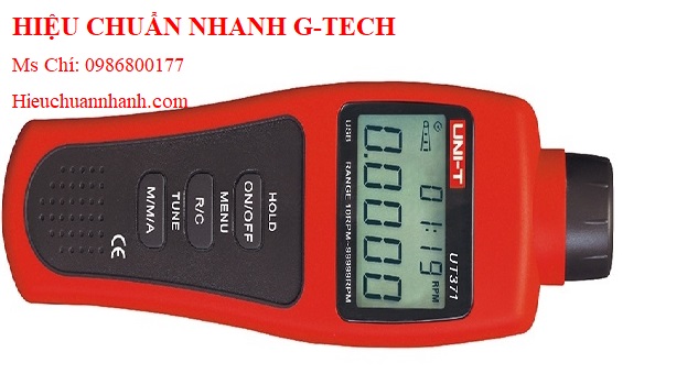Hiệu chuẩn máy đo tốc độ vòng quay UNI-T UT371 (99999RPM).Hiệu chuẩn nhanh G-tech Hiệu chuẩn máy đo tốc độ vòng quay UNI-T UT371 (99999RPM).Hiệu chuẩn nhanh G-tech