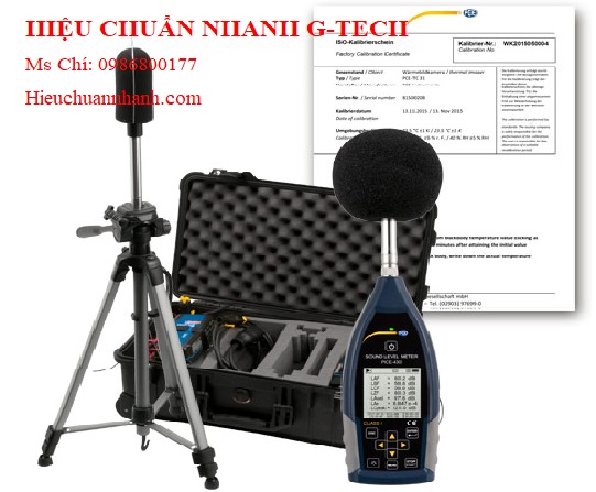 Hiệu chuẩn máy đo độ ồn PCE 430-EKIT.Hiệu chuẩn nhanh G-tech Hiệu chuẩn máy đo độ ồn PCE 430-EKIT.Hiệu chuẩn nhanh G-tech