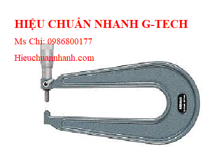 Hiệu chuẩn  Panme đo ngoài chiều dày tấm kim loại Mitutoyo 118-101 (0-25mm/ 0.01mm).Hiệu chuẩn nhanh G-tech Hiệu chuẩn  Panme đo ngoài chiều dày tấm kim loại Mitutoyo 118-101 (0-25mm/ 0.01mm).Hiệu chuẩn nhanh G-tech