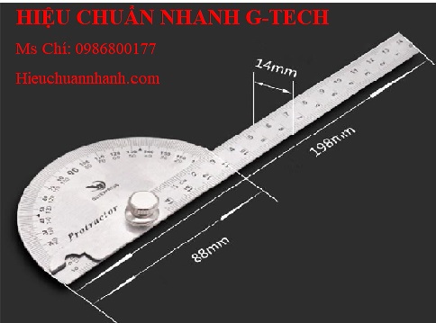 Hiệu chuẩn thước đo góc INSIZE 4797-150 (10-170°, 150x300mm).Hiệu chuẩn nhanh G-tech Hiệu chuẩn thước đo góc INSIZE 4797-150 (10-170°, 150x300mm).Hiệu chuẩn nhanh G-tech