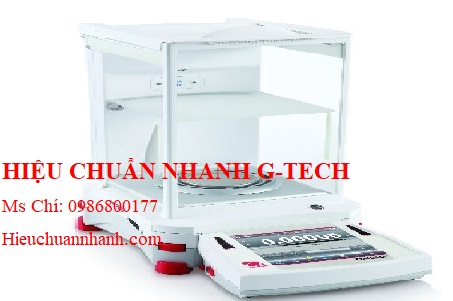 Hiệu chuẩn cân phân tích điện tử hiện số 5 số lẻ (120g - 0.01mg) EX125 Ohaus.Hiệu chuẩn nhanh G-tech Hiệu chuẩn cân phân tích điện tử hiện số 5 số lẻ (120g - 0.01mg) EX125 Ohaus.Hiệu chuẩn nhanh G-tech