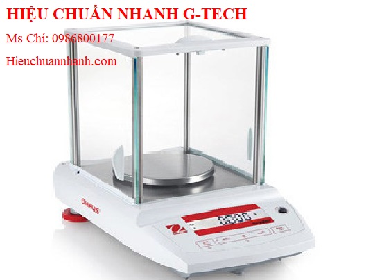 Hiệu chuẩn cân phân tích ba số lẻ (420g x 0.001g) EX423 Ohaus.Hiệu chuẩn nhanh G-tech Hiệu chuẩn cân phân tích ba số lẻ (420g x 0.001g) EX423 Ohaus.Hiệu chuẩn nhanh G-tech