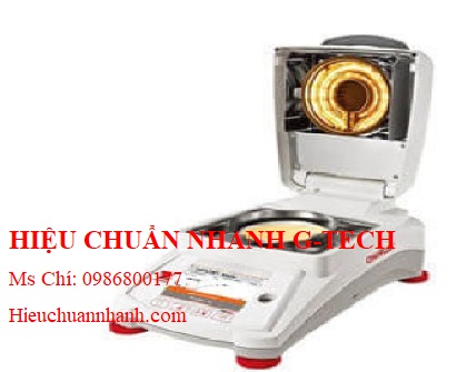 Hiệu chuẩn cân xác định độ ẩm MB120 Ohaus.Hiệu chuẩn nhanh G-tech Hiệu chuẩn cân xác định độ ẩm MB120 Ohaus.Hiệu chuẩn nhanh G-tech