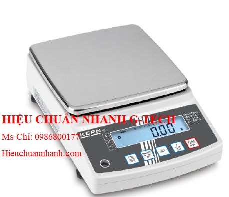 Hiệu chuẩn cân kỹ thuật 2 số lẻ (3200g/0,01g) PNJ 3000-2M Kern.Hiệu chuẩn nhanh G-tech Hiệu chuẩn cân kỹ thuật 2 số lẻ (3200g/0,01g) PNJ 3000-2M Kern.Hiệu chuẩn nhanh G-tech