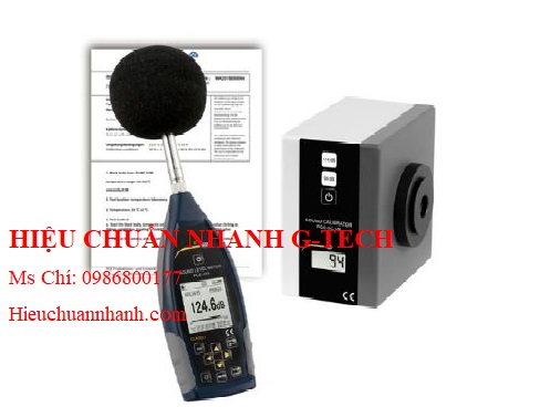 Hiệu chuẩn máy đo độ ồn âm thanh PCE SLT-ICA.Hiệu chuẩn nhanh G-tech Hiệu chuẩn máy đo độ ồn âm thanh PCE SLT-ICA.Hiệu chuẩn nhanh G-tech