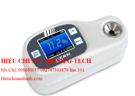 Hiệu chuẩn khúc xạ kế đo độ ngọt, thủy phần trong mật ong KERN ORF 92HM.Hiệu chuẩn nhanh G-tech Hiệu chuẩn khúc xạ kế đo độ ngọt, thủy phần trong mật ong KERN ORF 92HM.Hiệu chuẩn nhanh G-tech