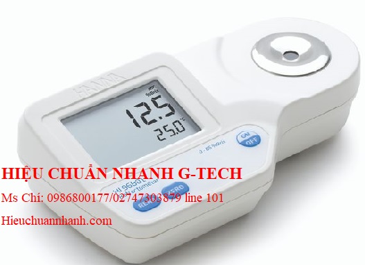 Hiệu chuẩn khúc xạ kế đo độ ngọt và chỉ số khúc xạ điện tử HINOTEK WYA-3S (0-100%, 1.30000-1.72000).Hiệu chuẩn nhanh G-tech