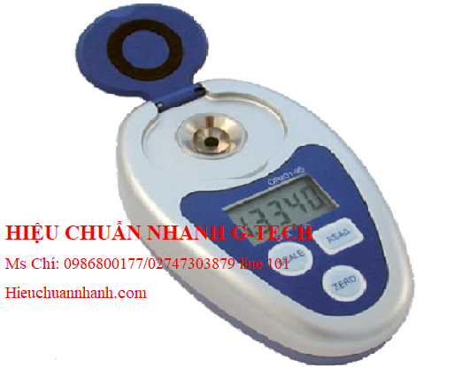 Hiệu chuẩn khúc xạ kế đo độ ngọt KRUSS DR201-95 (nD 1.3330–1.5318; 0–95 %Brix).Hiệu chuẩn nhanh G-tech Hiệu chuẩn khúc xạ kế đo độ ngọt KRUSS DR201-95 (nD 1.3330–1.5318; 0–95 %Brix).Hiệu chuẩn nhanh G-tech