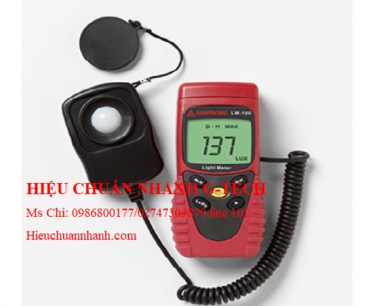Hiệu chuẩn thiết bị đo cường độ ánh sáng Amprobe LM-100.Hiệu chuẩn nhanh G-tech Hiệu chuẩn thiết bị đo cường độ ánh sáng Amprobe LM-100.Hiệu chuẩn nhanh G-tech