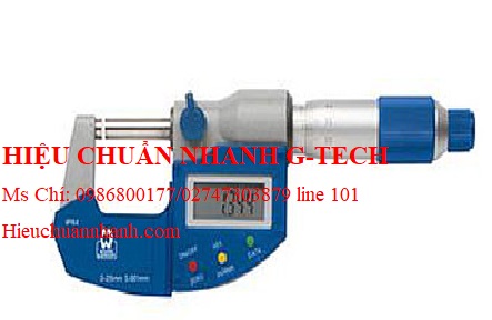 Hiệu chuẩn panme đo ngoài điện tử Moore & Wright 25-50mm/0.01, MW201-02DBA.Hiệu chuẩn nhanh G-tech Hiệu chuẩn panme đo ngoài điện tử Moore & Wright 25-50mm/0.01, MW201-02DBA.Hiệu chuẩn nhanh G-tech