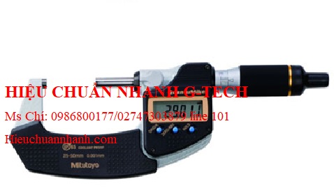 Hiệu chuẩn panme đo ngoài điện tử chống nước Mitutoyo 293-146 (25-50mm/0.001mm, 2mm/vòng xoay).Hiệu chuẩn nhanh G-tech Hiệu chuẩn panme đo ngoài điện tử chống nước Mitutoyo 293-146 (25-50mm/0.001mm, 2mm/vòng xoay).Hiệu chuẩn nhanh G-tech