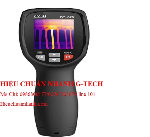 Hiệu chuẩn camera nhiệt CEM DT-870 (-20℃~380℃, 80×80 pixels).Hiệu chuẩn nhanh G-tech Hiệu chuẩn camera nhiệt CEM DT-870 (-20℃~380℃, 80×80 pixels).Hiệu chuẩn nhanh G-tech