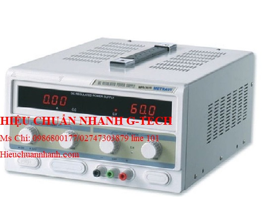  Hiệu chuẩn bộ nguồn DC QJE QJ12005S (0 ~ 120V/0~5A).Hiệu chuẩn nhanh G-tech