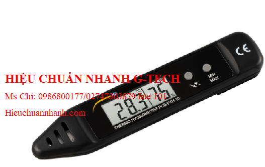 Hiệu chuẩn máy đo độ ẩm PCE PTH 10 (-10~50 °C, 20~90 % RH).Hiệu chuẩn nhanh G-tech Hiệu chuẩn máy đo độ ẩm PCE PTH 10 (-10~50 °C, 20~90 % RH).Hiệu chuẩn nhanh G-tech