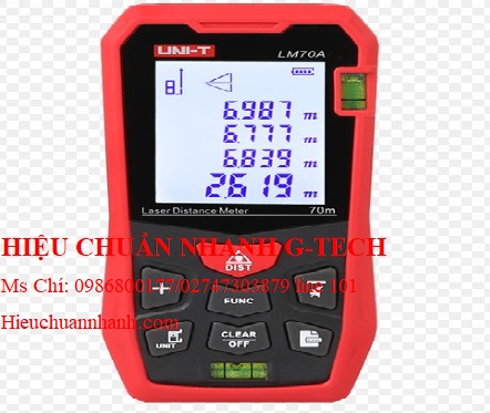 Mua bán máy đo khoảng cách laze UNI-T LM70A (70m) kèm hiệu chuẩn.Hiệu chuẩn G-tech Mua bán máy đo khoảng cách laze UNI-T LM70A (70m) kèm hiệu chuẩn.Hiệu chuẩn G-tech
