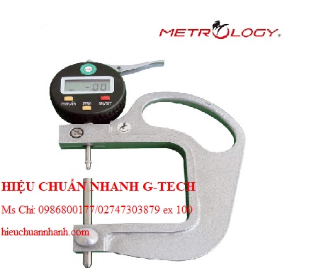 Phân Phối Đồng Hồ Đo Độ Dày (Họng Sâu L: 30mm ), Model: ET-9001GIn Kèm Hiệu Chuẩn