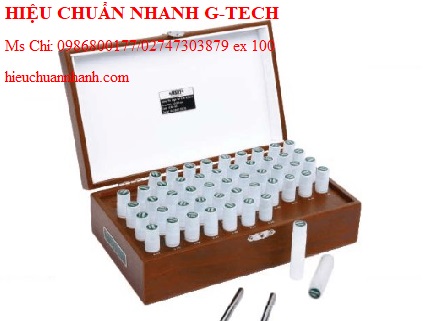 Phân Phối Bộ Dưỡng Đo Hình Trụ 51 Chi Tiết (Ø10.50-11.00mm), Model: 4166-11 Kèm Hiệu Chuẩn