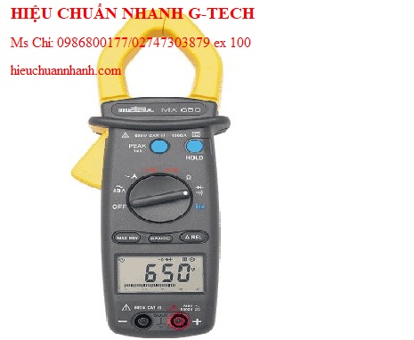 Phân Phối Kìm Vạn Năng, Model: MX 650 Kèm Hiệu Chuẩn  Phân Phối Kìm Vạn Năng, Model: MX 650 Kèm Hiệu Chuẩn