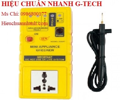 Hiệu chuẩn Thiết bị kiểm tra đa năng ELCB/RCD/Wiring SEW DEL-101 (DUMBO).Hiệu chuẩn nhanh G-tech