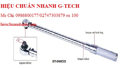 Hiệu chuẩn cờ lê đặt lực Insize IST-9WM200 (40-200 N.m, 1/2 inch). Hiệu chuẩn nhanh G-tech Hiệu chuẩn cờ lê đặt lực Insize IST-9WM200 (40-200 N.m, 1/2 inch). Hiệu chuẩn nhanh G-tech