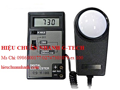 Hiệu chuẩn thiết bị đo cường độ ánh sáng TENMARS YF-1065 (20000 Lux). Hiệu chuẩn nhanh G-tech Hiệu chuẩn thiết bị đo cường độ ánh sáng TENMARS YF-1065 (20000 Lux). Hiệu chuẩn nhanh G-tech