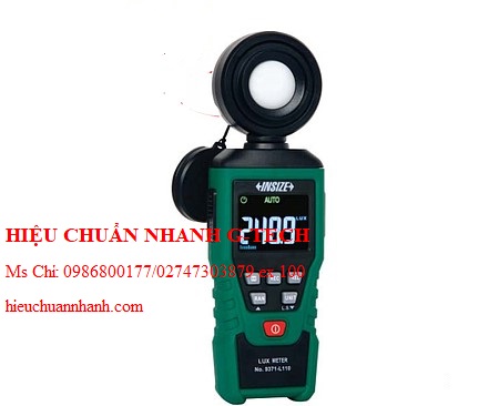 Hiệu chuẩn  máy đo cường độ ánh sáng INSIZE 9371-L110 (0~200000LUX (0~20000FC)). Hiệu chuẩn nhanh G-tech