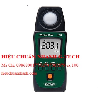 Hiệu chuẩn thiết bị đo cường độ ánh sáng EXTECH LT40 (400 klux). Hiệu chuẩn nhanh G-tech Hiệu chuẩn thiết bị đo cường độ ánh sáng EXTECH LT40 (400 klux). Hiệu chuẩn nhanh G-tech