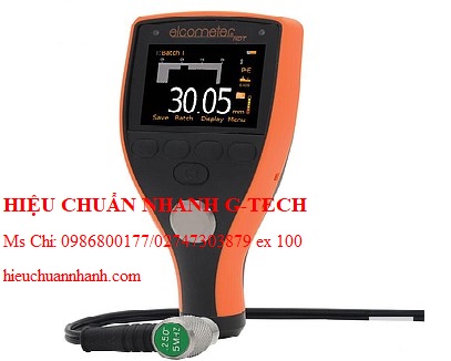 Hiệu chuẩn máy đo độ dày vật liệu bằng siêu âm Elcometer MTG8BDL-TXC. Hiệu chuẩn nhanh G-tech